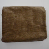 Brown Velvety Chenille Upholstery Fabric - 56" x 82"