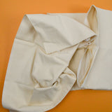 Yellow-Beige + White Stripe Quilting Weight Woven Fabric - 43" x 86"