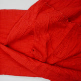 Red Double Gauze Woven Fabric - 53" x 106"