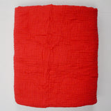 Red Double Gauze Woven Fabric - 53" x 106"