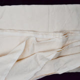 Cream Floral Damask Twill Woven Fabric - 56" x 128"