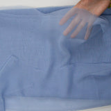 Light Blue Sheer Flowy Woven Fabric - 44" x 288"