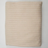 Beige Brushed Surface Cable Knit Fabric - 52" x 60" + Extra
