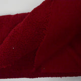 Red Faux-Shearling Fabric - 47" x 60" + Extra