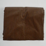 Brown Chevron Stripe Velvety Woven Fabric - 44" x 98"