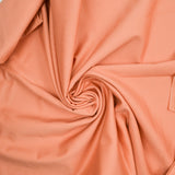 Peach Stretch Twill Woven Fabric - 50" x 108"