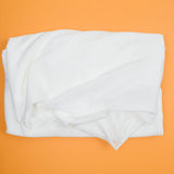 White Semi-Sheer Polyester Knit Fabric - 62" x 120"