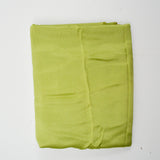 Green Crepe Back Satiny Woven Fabric - 40" x 132"