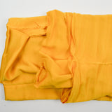 Yellow-Orange Satiny Crepe Back Woven Fabric - 39" x 132"