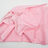 Pink Feather Print Quilting Weight Woven Fabric - 44" x 148"