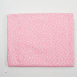 Pink Feather Print Quilting Weight Woven Fabric - 44" x 148"