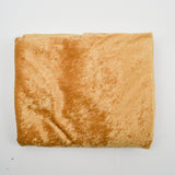 Gold Crushed Velvet Knit Fabric - 62" x 124"