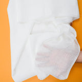 White Sheer Textured Woven Fabric - 68" x 112"