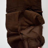 Brown Corduroy Fabric - 64" x 110" (Small Holes)