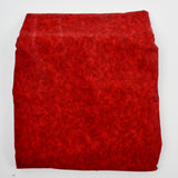 Red Marbled Print Quilting Weight Woven Fabric - 42" x 280"