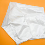 White Satiny Woven Fabric - 60" x 108"