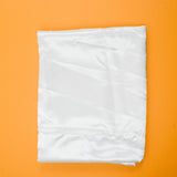 White Satiny Woven Fabric - 60" x 108"