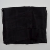Black Sheer Organza Fabric - 58" x 140"