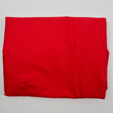 Red Woven Fabric Flat Sheet - 92" x 104"
