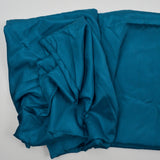Blue Lightweight Crepe Satin Woven Fabric - 45" x 110"