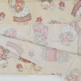Silver Stars Angelic Cat + Mouse Print Quilting Weight Woven Fabric - 34" x 40"