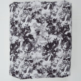 Black, White + Gray Abstract Leaf Shadow Print Quilting Weight Woven Fabric - 40" x 220"
