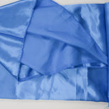 Blue Satiny Woven Fabric - 58" x 96"