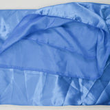 Blue Satiny Woven Fabric - 56" x 92"