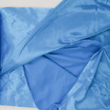Blue Satiny Woven Fabric - 60" x 120"