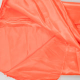 Bright Orange Satiny Woven Fabric - 58" x 108"