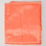 Bright Orange Satiny Woven Fabric - 58" x 108"