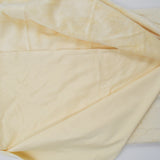 Light Yellow Short Nap Velvety Faux Fur Fabric - 60" x 80"