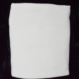 White Sweatshirt Fleece Fabric - 44" x 60"