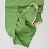 Green Soft Lightweight Chambray Woven Fabric - 42" x 140"