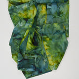 Green Ice-Dyed Quilting Weight Woven Fabric - 45" x 108"