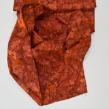 Burnt Orange Ice-Dyed Quilting Weight Woven Fabric - 44" x 108"