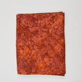 Burnt Orange Ice-Dyed Quilting Weight Woven Fabric - 44" x 108"