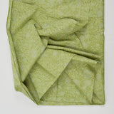 Light Green Batik Quilting Weight Woven Fabric - 44" x 112"