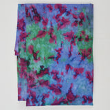 Purple, Blue + Green Batik Quilting Weight Woven Fabric - 44" x 110"