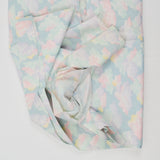 Pastel Rainbow Cloud Print Woven Fabric - 44" x 84" + Extra