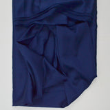 Navy Blue Synthetic Woven Fabric - 62" x 88"