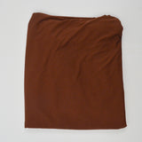 Chocolate Brown Stretch Knit Fabric - 72" x 72"