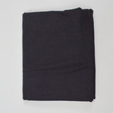 Black Chevron Wool Blend Woven Suiting Fabric - 60" x 80"