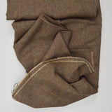 Brown Wooly Woven Suiting Fabric - 62" x 106"