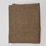 Brown Wooly Woven Suiting Fabric - 62" x 106"