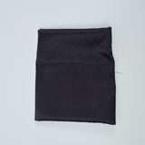 Black Satiny Woven Fabric - 40" x 74"