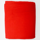 Red Brushed Surface Flannel Woven Fabric - 46" x 144"