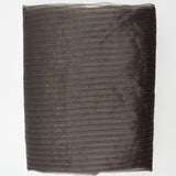 Black + Gold Stripe Sheer Organza Fabric - 80" x 120"