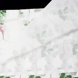 White, Red + Green Watercolor Radish Print Spoonflower Cotton Poplin Woven Fabric - 46" x 144"