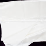 White Satiny Woven Fabric - 44" x 92"